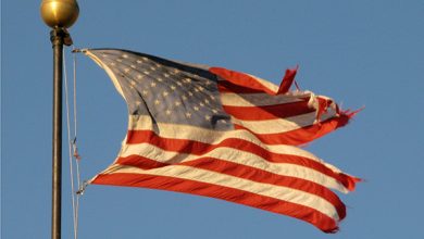 9151451 new tattered flag 