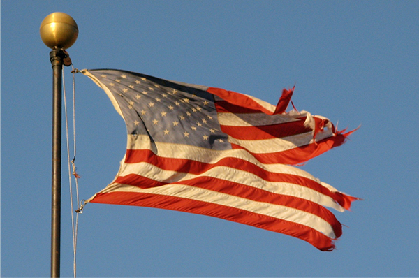 9151451 new tattered flag