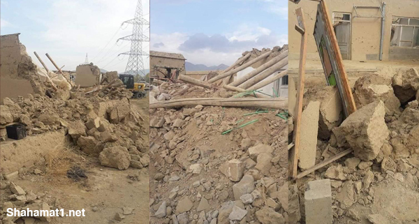 Homes destroyed