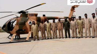 إصلاح وترميم مروحية عسكرية من نوع( md530) وإعدادها للطيران في قندهار