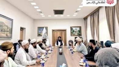المولوي أمير خان متقي في لقاء مع علماء من بريطانيا: يجب تقديم الصورة الحقيقية لأفغانستان إلى العالم وإلى شعبكم
