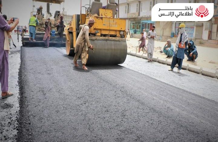 إنشاء أكثر من كيلومتر واحد من الطريق في ولاية قندهار