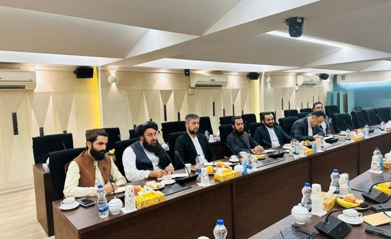 الرئيس العام لإدارة السكك الحديدية الأفغانية يلتقي برؤساء ائتلاف الشركات الإيرانية