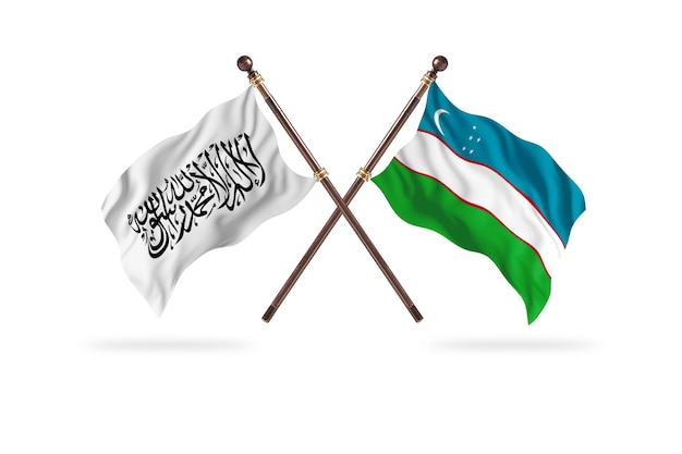 Islamic emirate afghanistan versus uzbekistan two flags